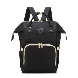 Anti-water Nylon Backpacks Fashion baby Wet and dry separation Backpack Large Capacity Nappy mummy travel bags
