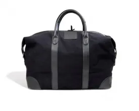 Baron - Black Canvas Weekend Bag 24h/30L