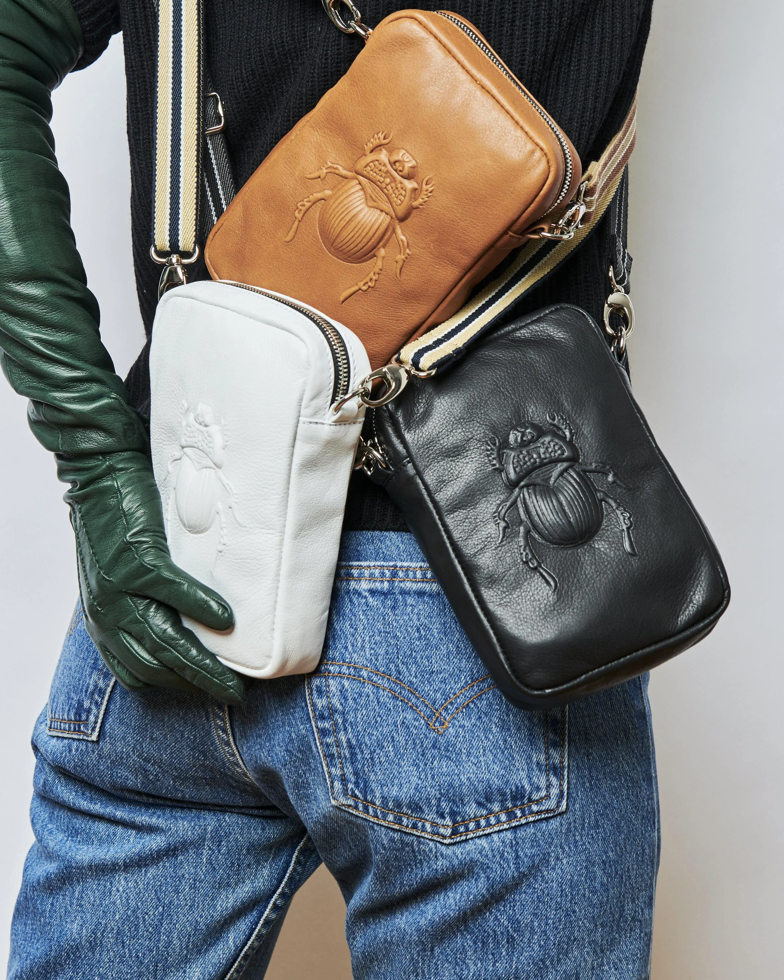 Crossbody Bag - Scarabmotive Chocolate