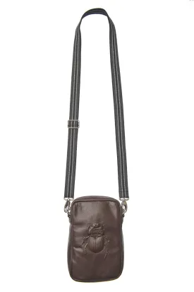 Crossbody Bag - Scarabmotive Chocolate