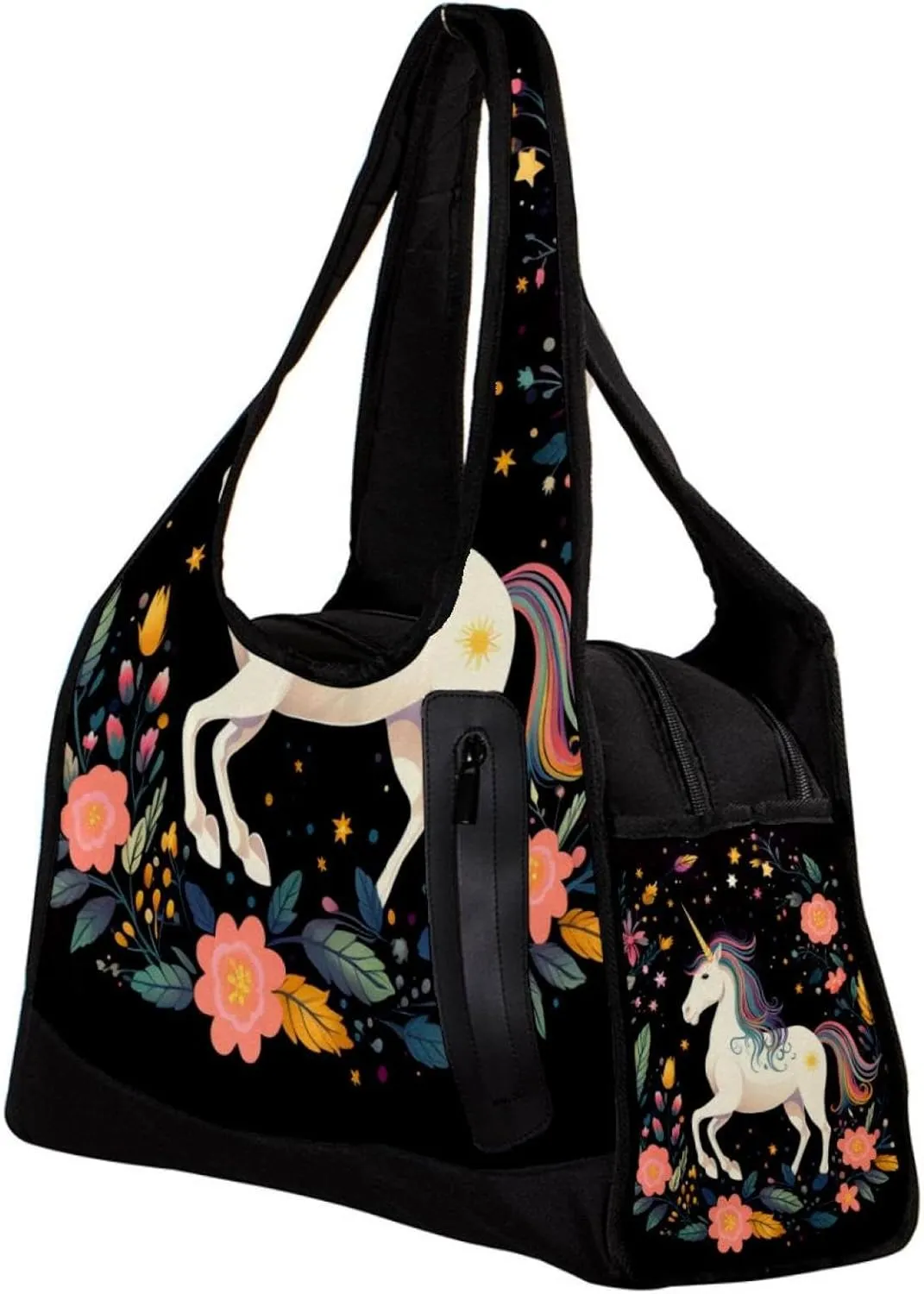 Gym Bags for Women,Duffle Bag for Travel,Unicorns Cloud Moon,Gym Bag for Men