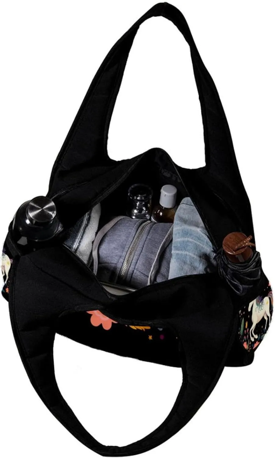 Gym Bags for Women,Duffle Bag for Travel,Unicorns Cloud Moon,Gym Bag for Men