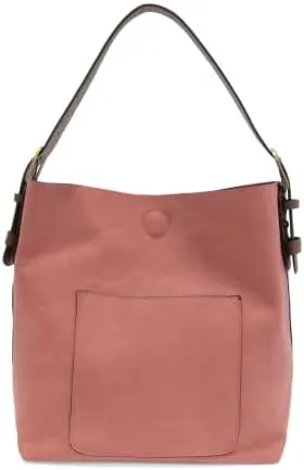 Joy Susan Womens Faux Leather: Hobo 2-in-1 Handbag