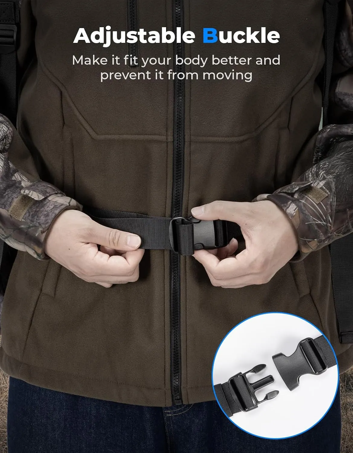KEMIMOTO Hunting Dove Belt, Tactical Shell Pouch for Bird Turkey Pigeon Hunting with Shoulder Strap Hunting Belt 4 Pouches, Carry Tools & Accessories