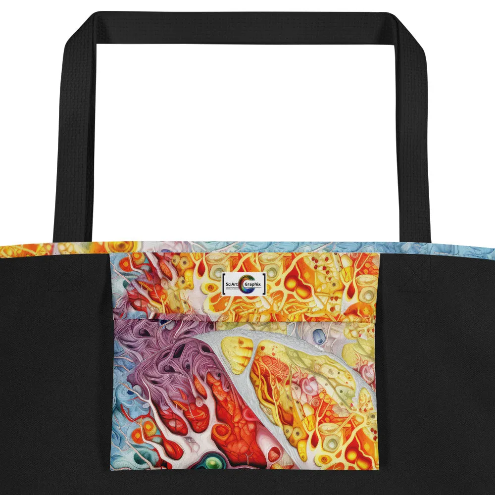 Large Tote Bag Spiral of Life