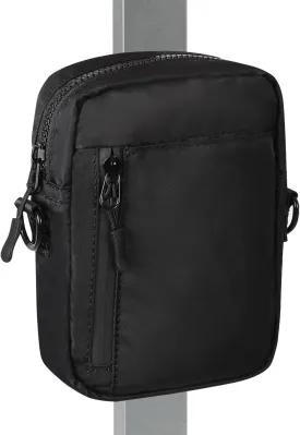 Magnetic Gym Bag, Crossbody Bag for Women and Men, Magnetic Water Bottle Holder for Gym, Travel, Work and Sports (Black)