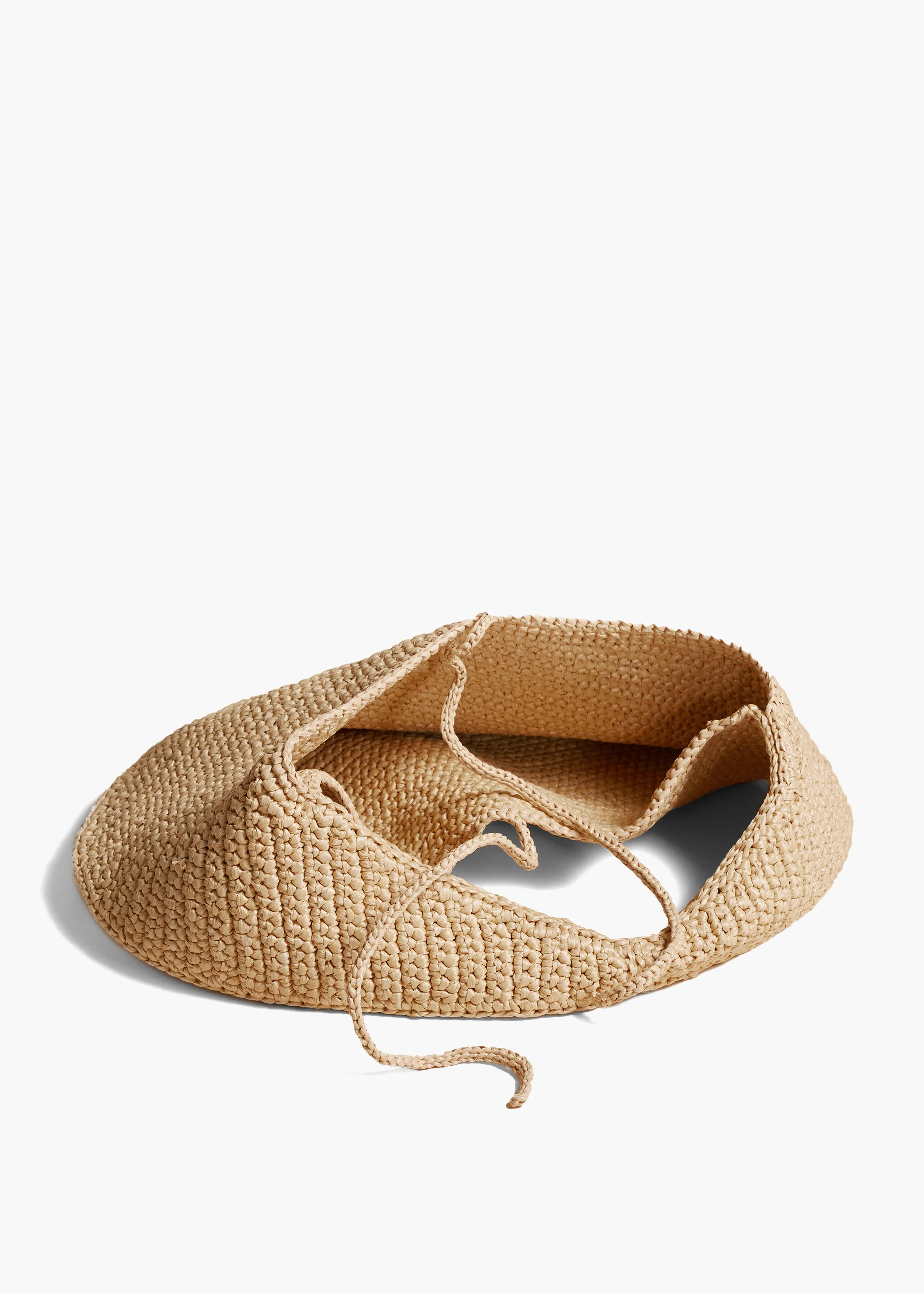 Medium Olivia Hobo in Natural Raffia
