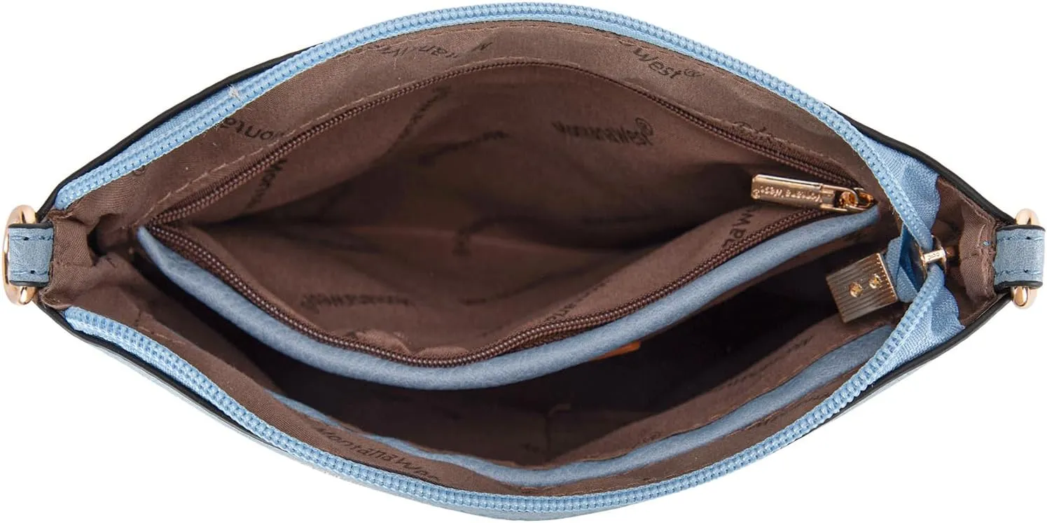 Montana West Crossbody Bags for Women Multi Pocket Cross Body Bag Purses with Adjustable Strap