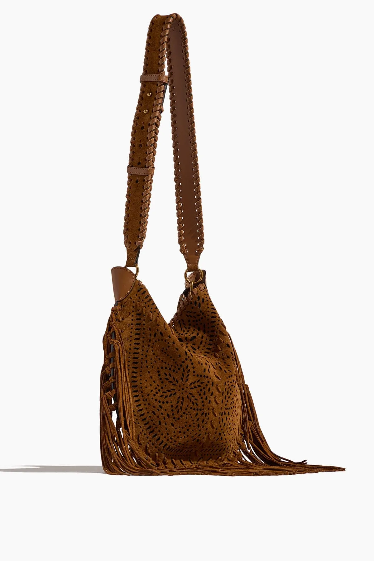 Oskan Soft Shoulder Bag in Cognac
