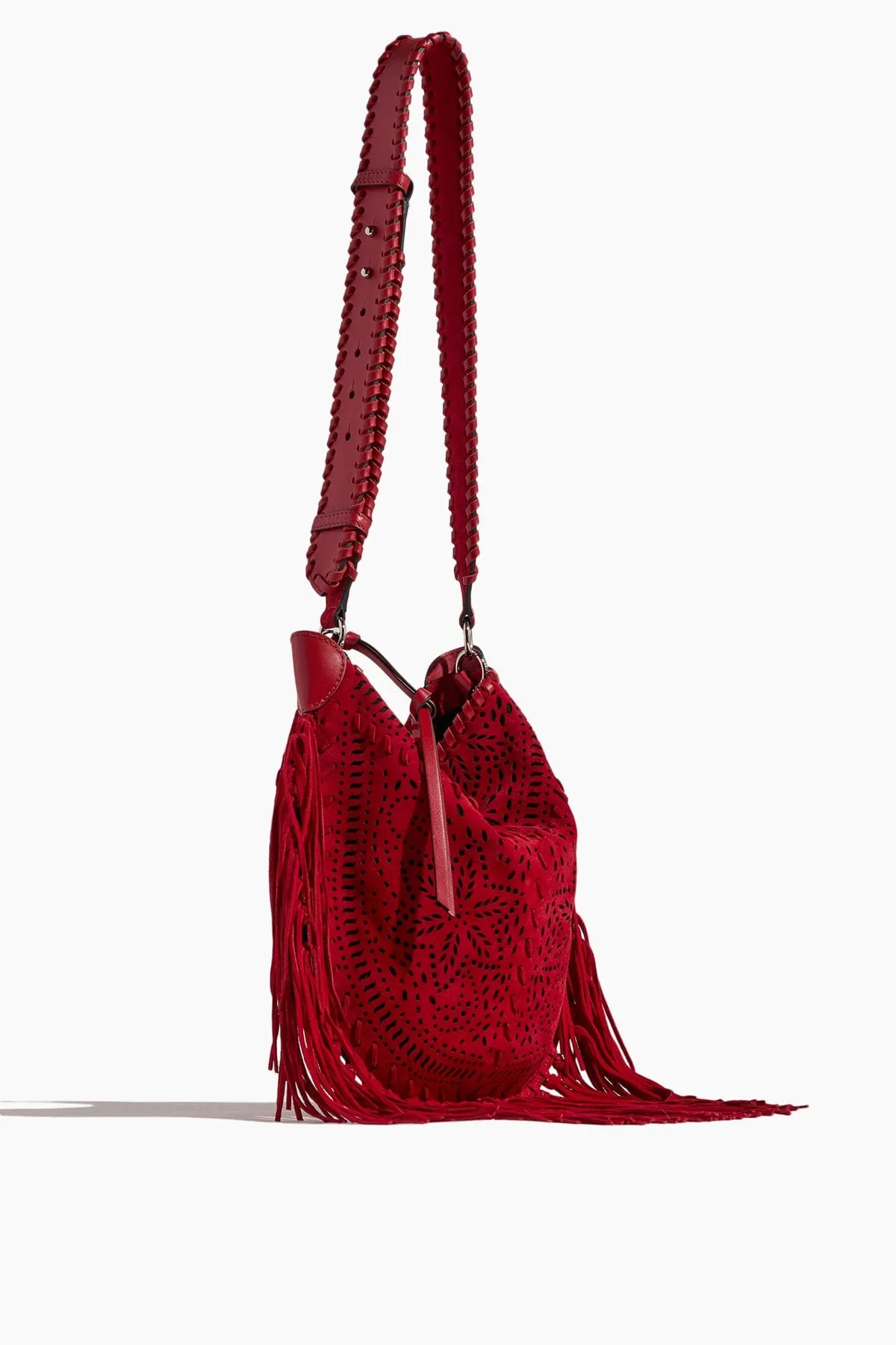 Oskan Soft Shoulder Bag in Red