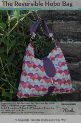 Reversible Hobo Bag Sewing Pattern