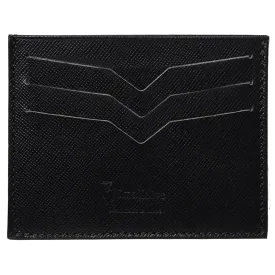 Saffiano Credit Card Wallet Black