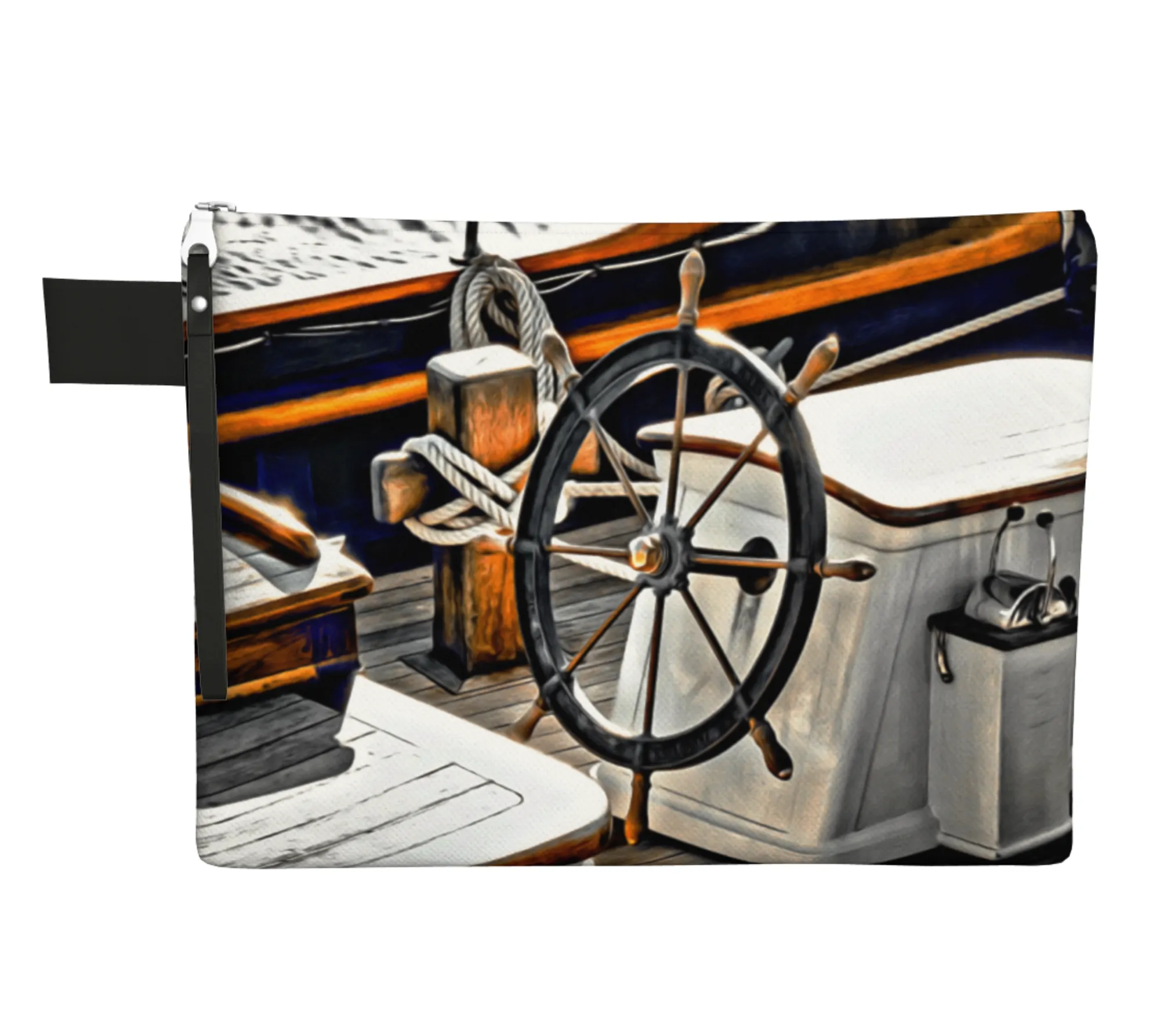 Sailboat Dream Adventure Tote Zipper Carry All