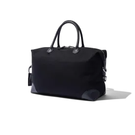 Small Weekend Bag in Black Canvas