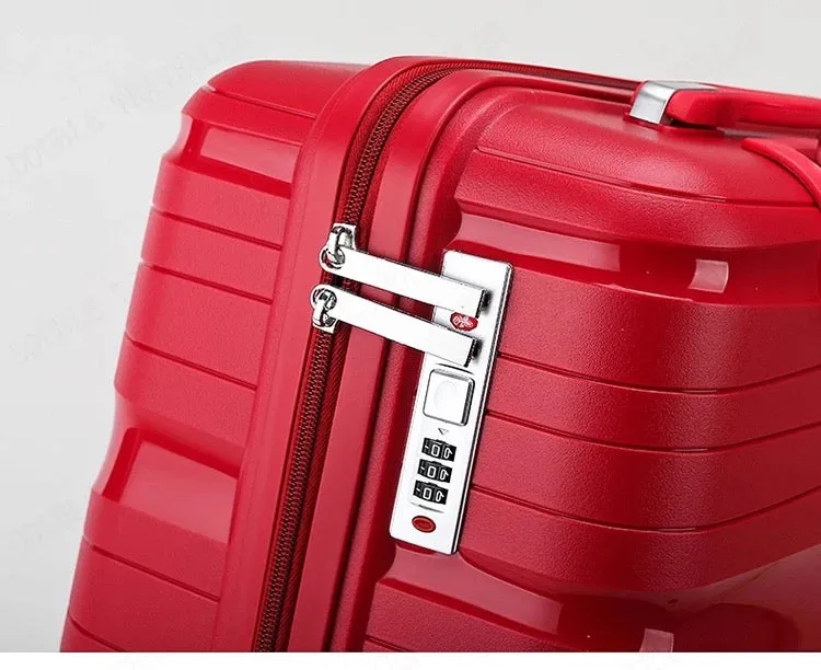 Unbreakable PP Material Luggage Bag | 24 Inches Lightweight Hard Case