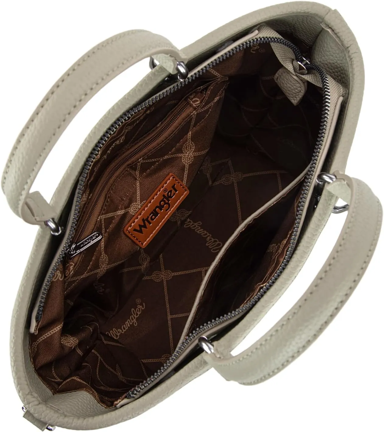 Wrangler Tote Bag for Women Casual Work Top-handle Handbag with Card Holder