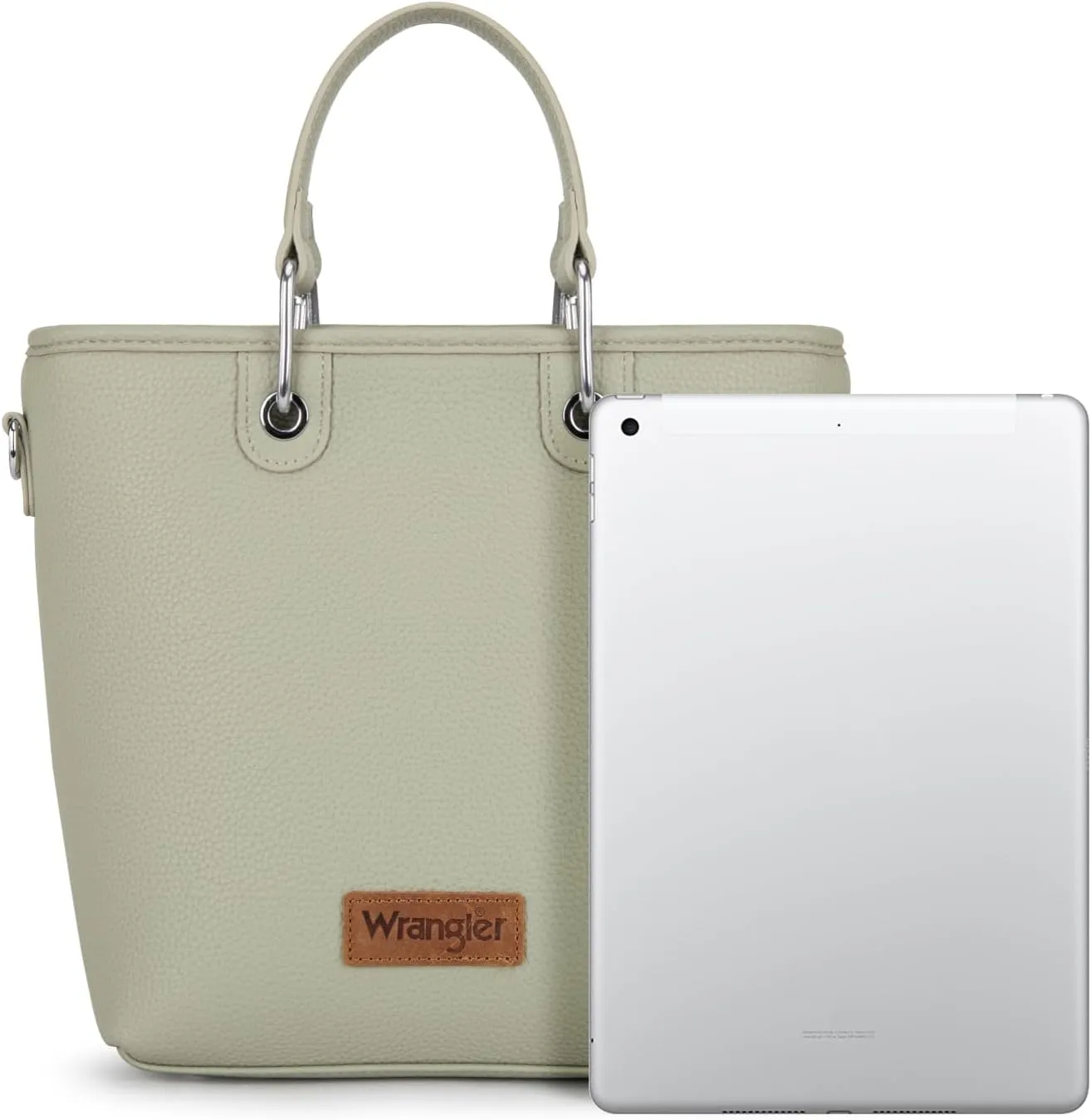 Wrangler Tote Bag for Women Casual Work Top-handle Handbag with Card Holder